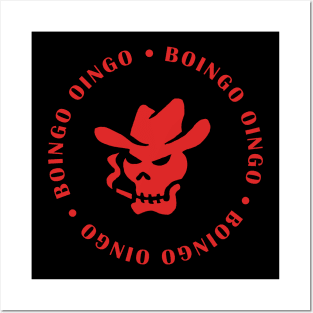 oingo boingo skull logo Posters and Art